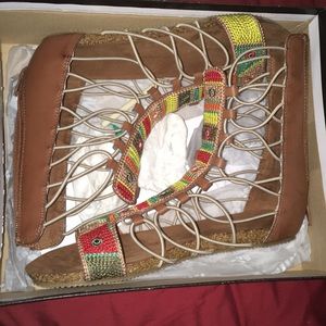 Colorful Goddess Sandals